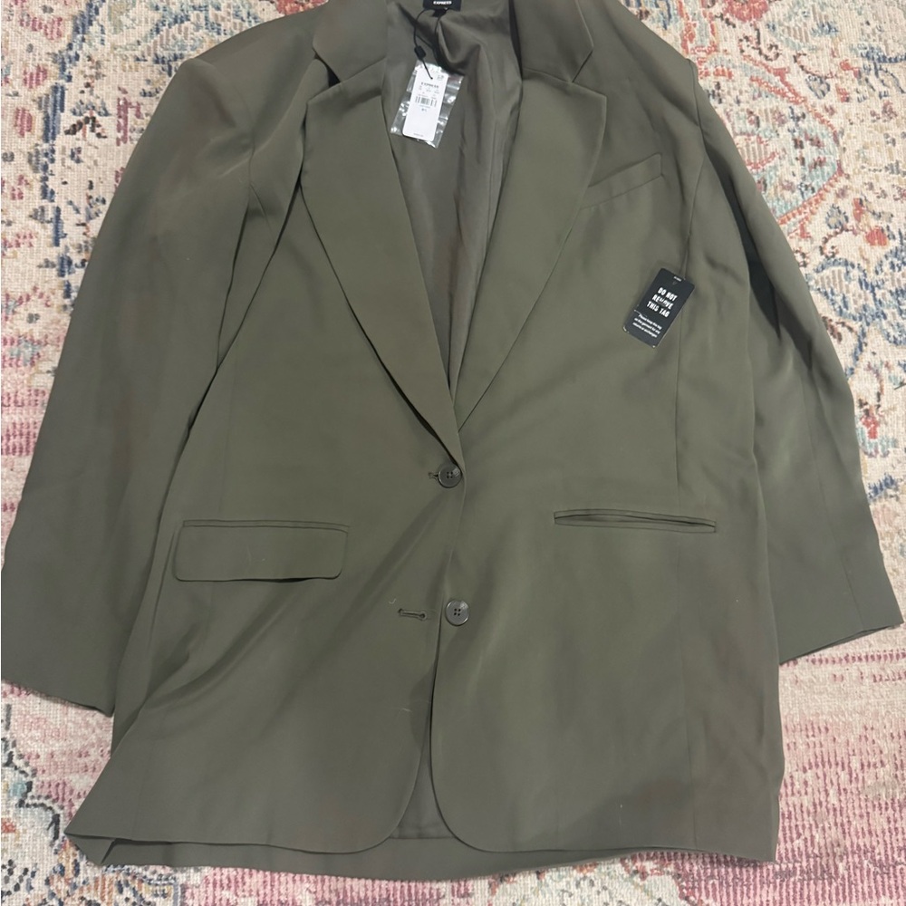 NWT Express oversized boyfriend blazer